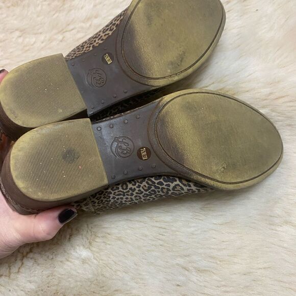 Lucky Brand Baley 2 Leopard Print Suede Ankle Boots size 7.5 - Picture 7 of 7